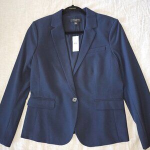 Ann Taylor Navy Blazer NWT | Classic Single-Button Workwear Jacket